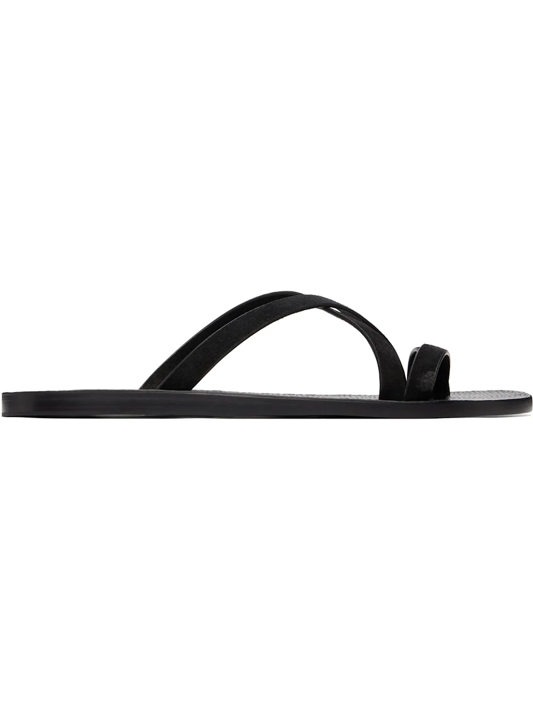 Black Suede Alfred Gladiator Sandals - 1