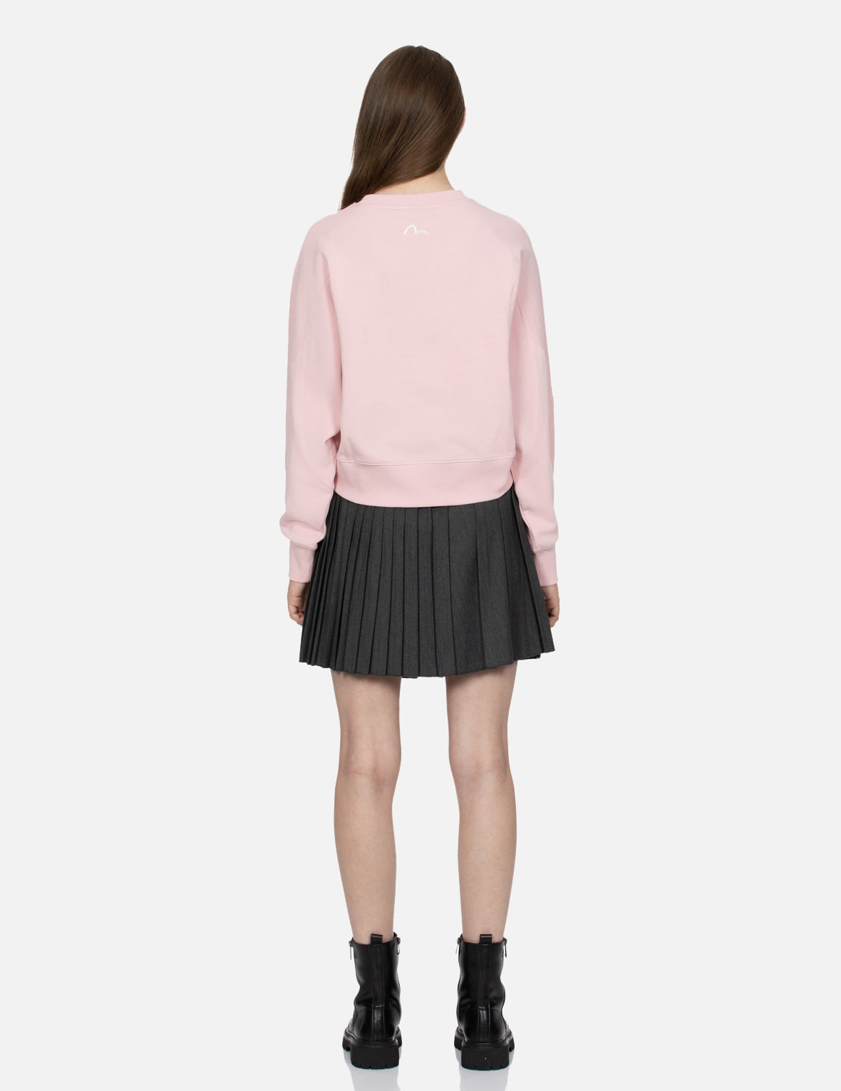 Floral Kamon Print and Logo Jacquard Loose Fit Sweatshirt - 6