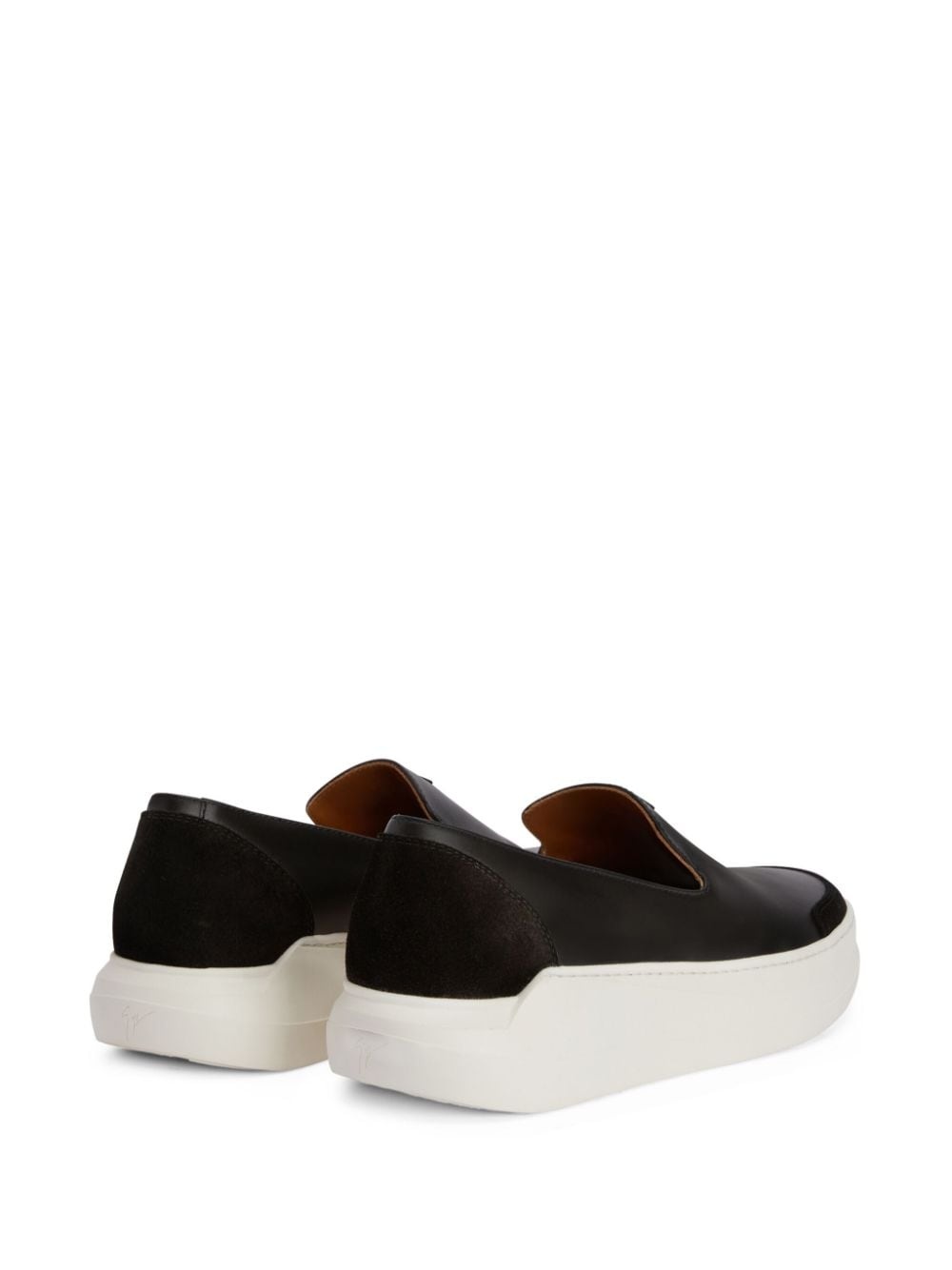 Conley logo-lettering loafers - 3