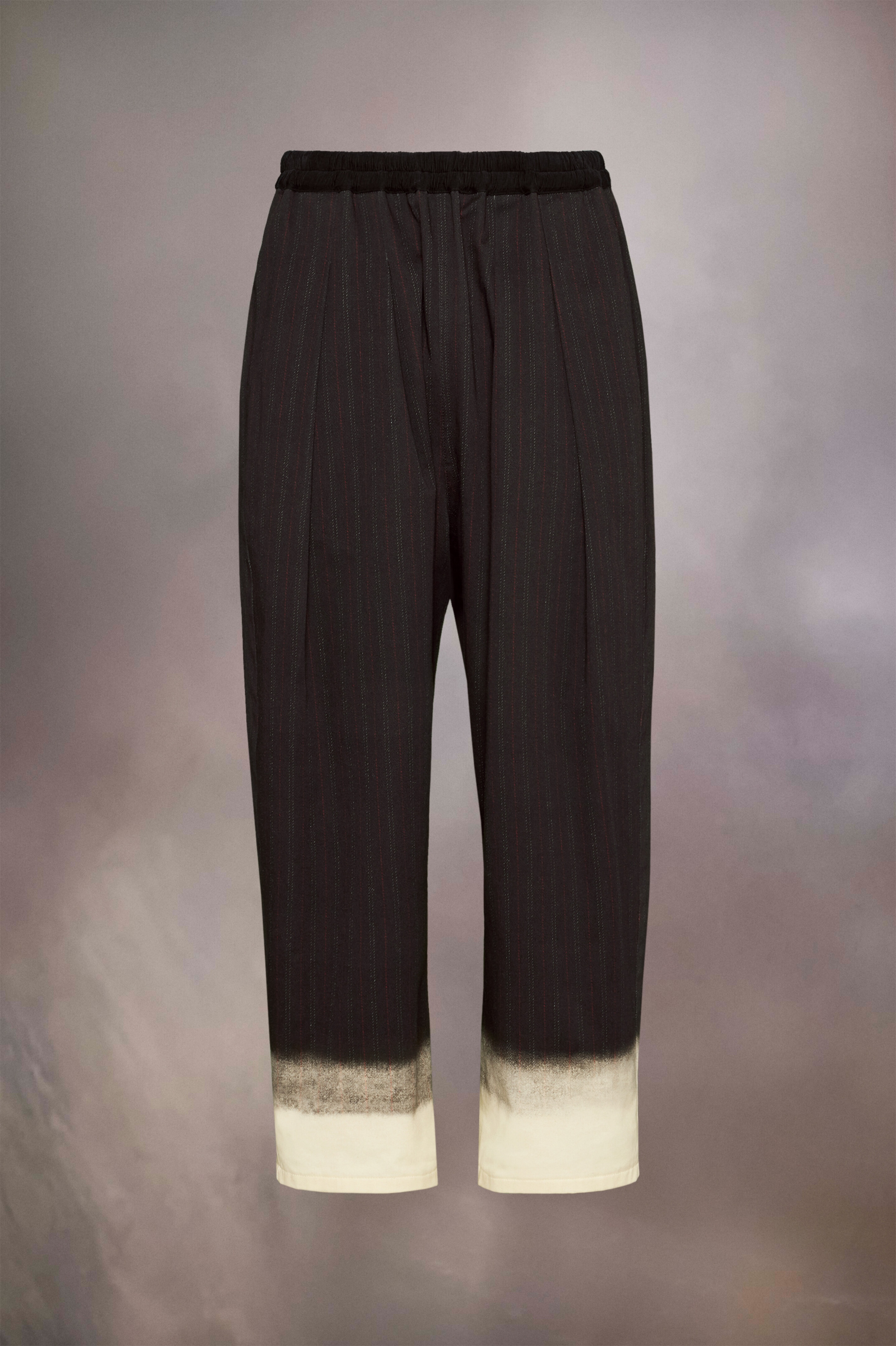 Trompe l'oeil pinstripe trousers - 1