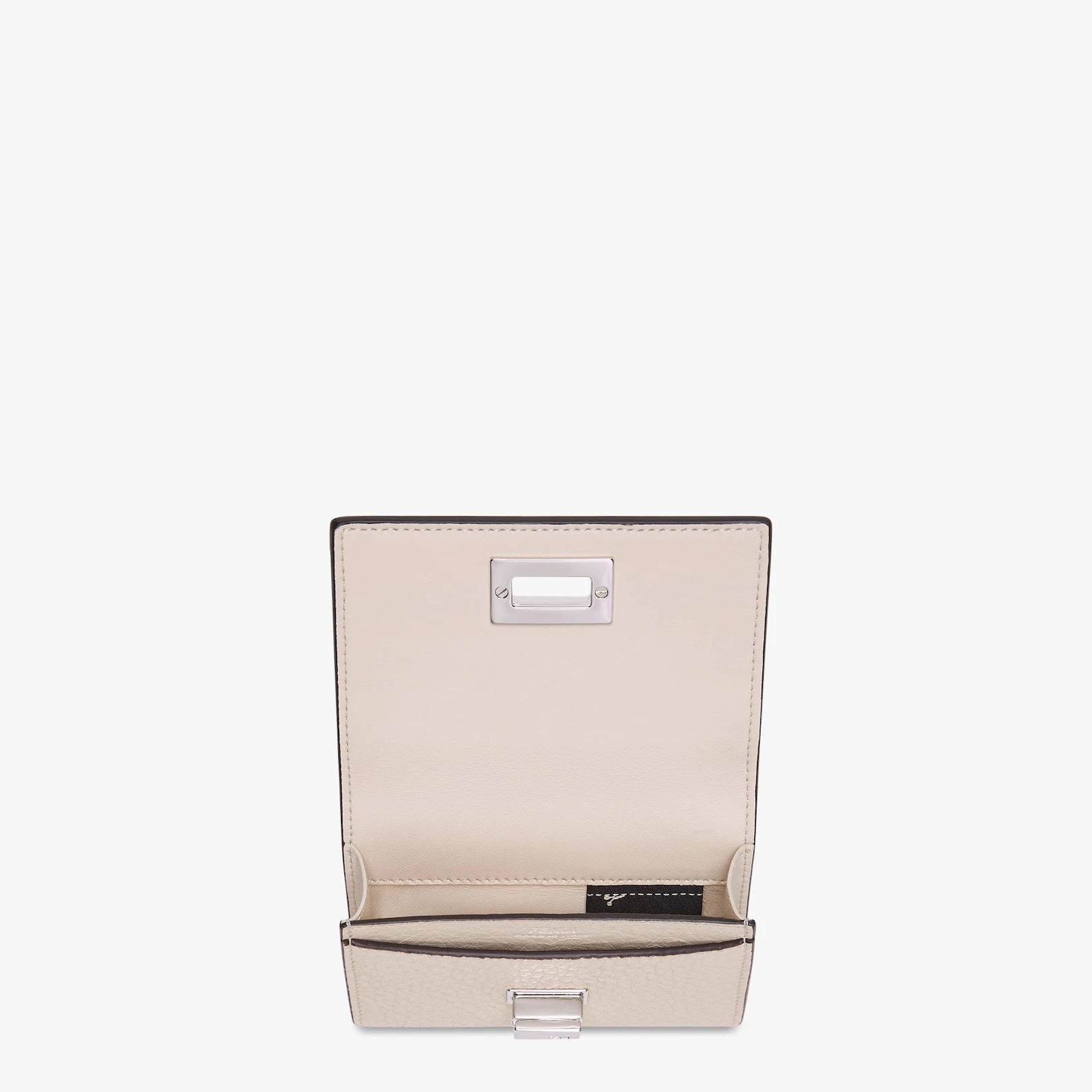 White leather business card holder - 3
