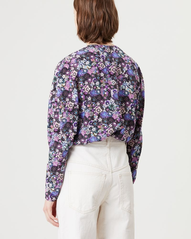 SALDANA SILK FLORAL TOP 5