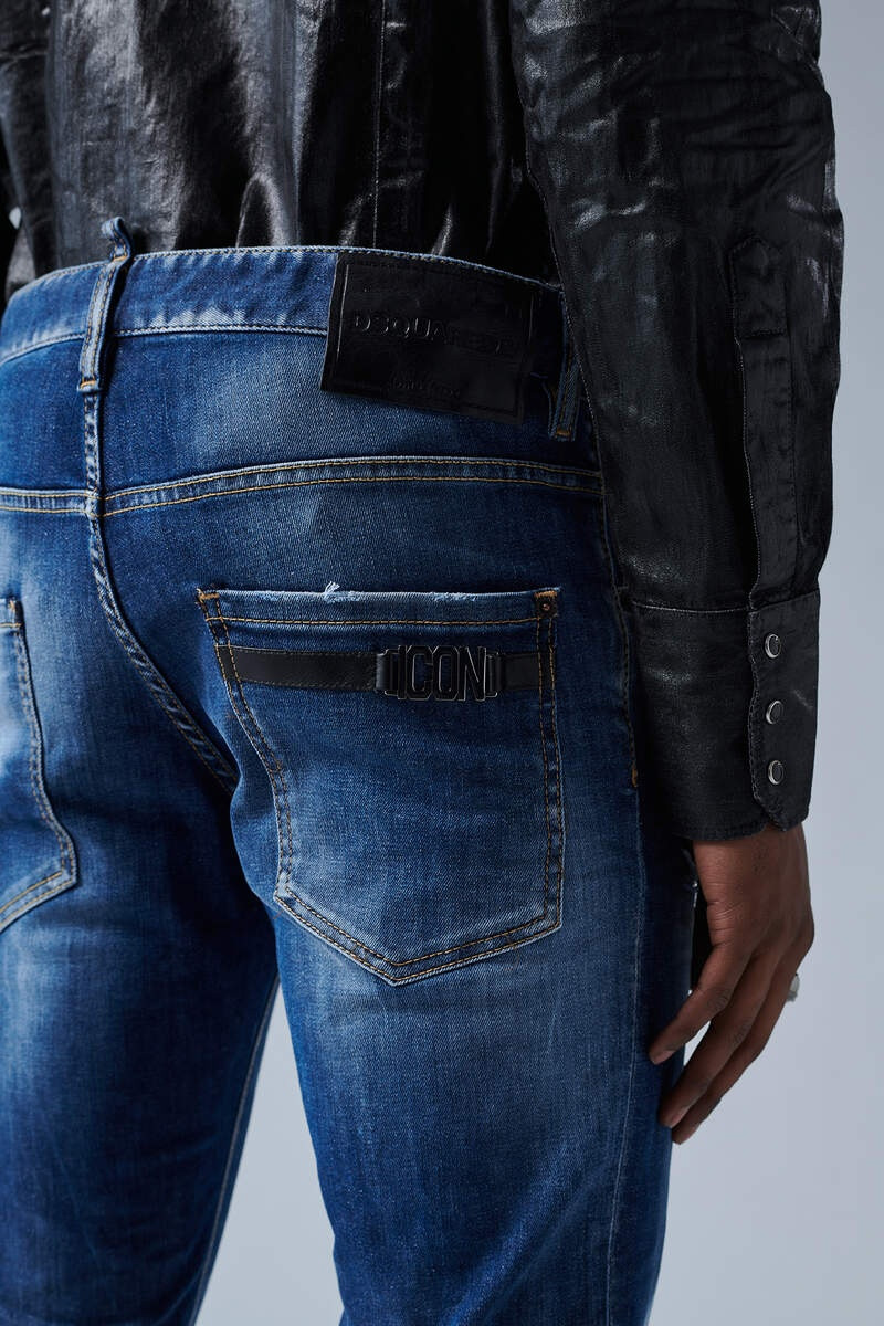 ICON DARK WASH SKATER JEANS 4