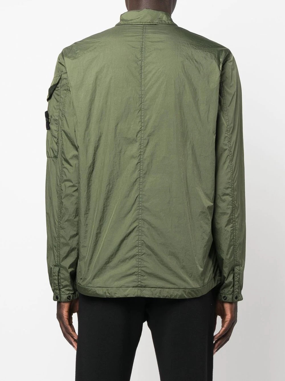 overshirt zip-up jacket - 4