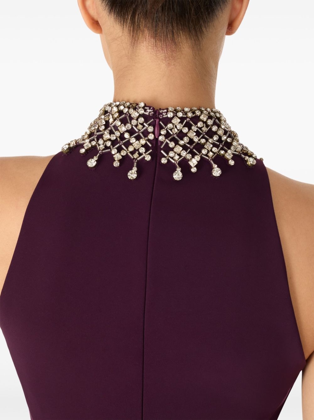 Pechora crystal-embellished midi dress - 5