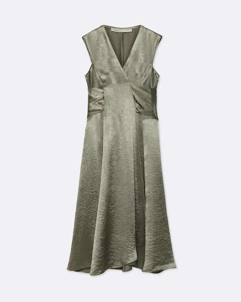 JEANNE WRAP MIDI DRESS - 1