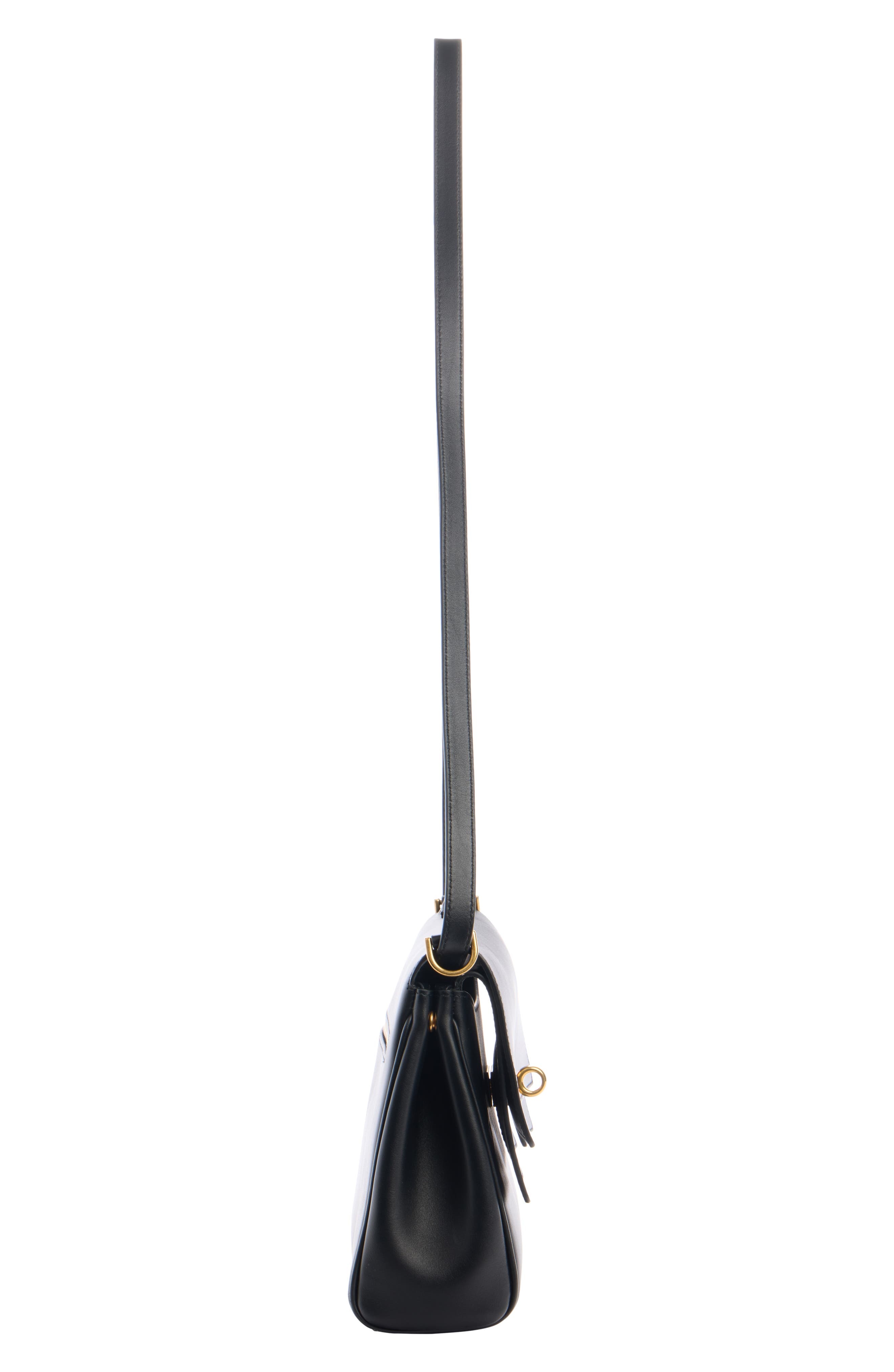 Balenciaga Bel Air Flap Leather Crossbody Bag in Black at Nordstrom - 6