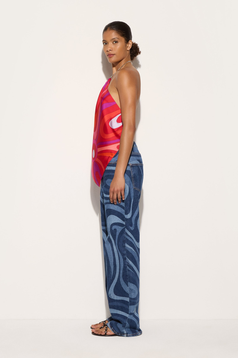 MARMO PRINT SILK TOP 3