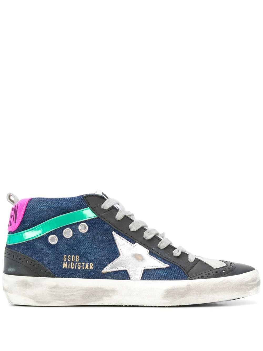 Mid-Star lace-up sneakers - 1