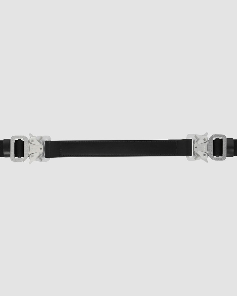 DOUBLE BUCKLE MIXED NYLON & METAL MEDIUM ROLLERCOASTER BELT 1