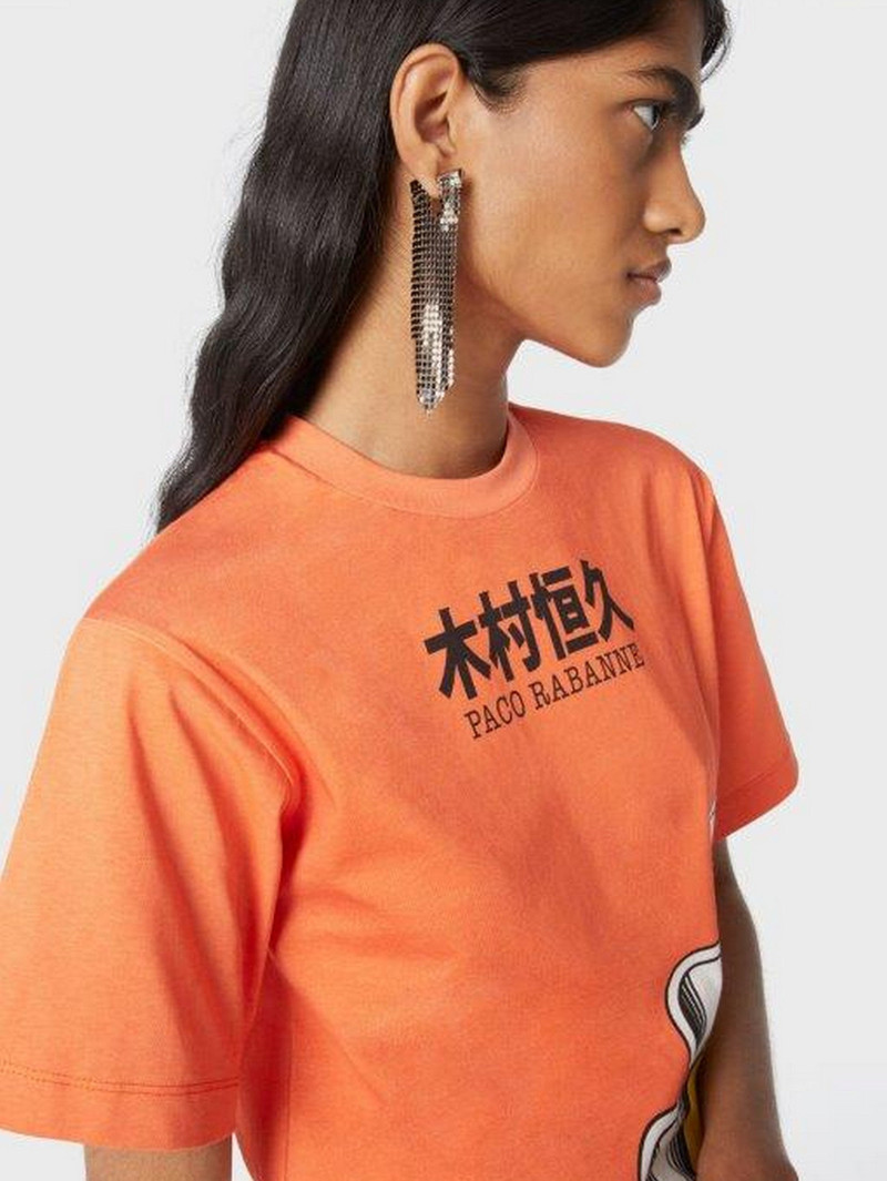 rabanne SOFT SILVER MESH EARRING outlook