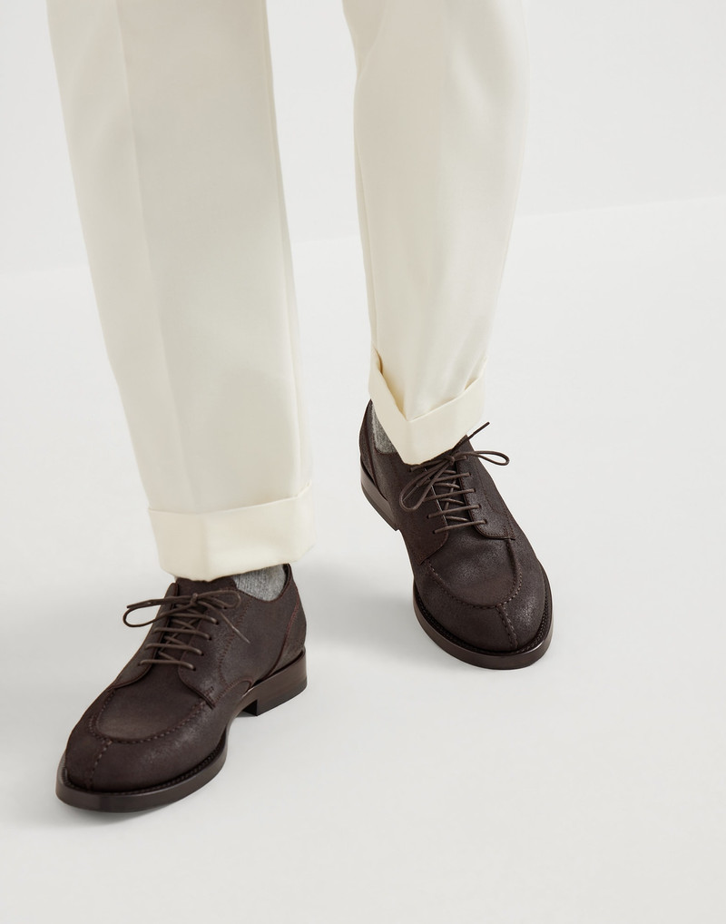 Oiled suede derbys 4