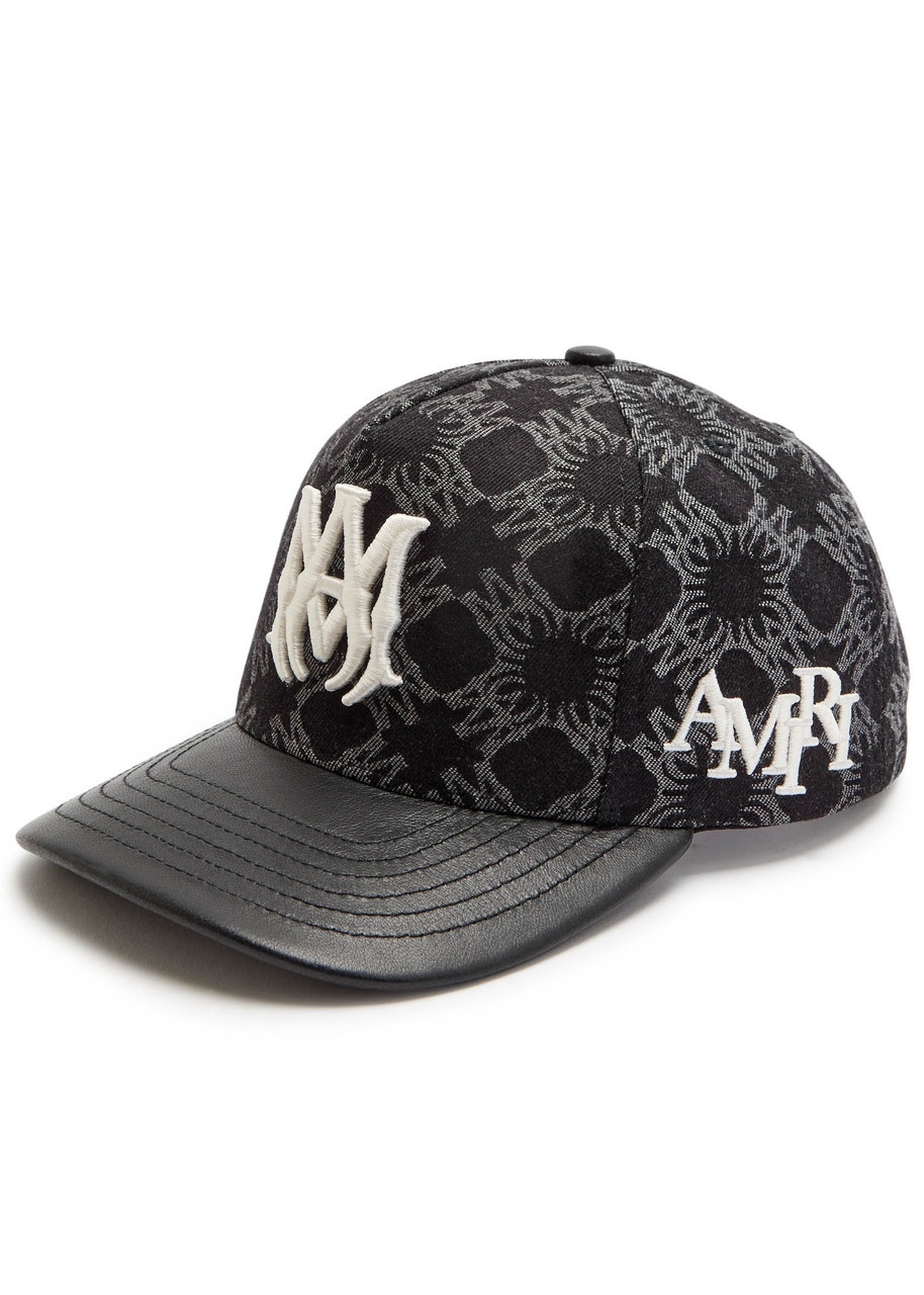 Amiri Logo-jacquard Denim cap - 2