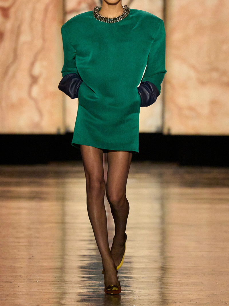 Silk Mini Dress 5
