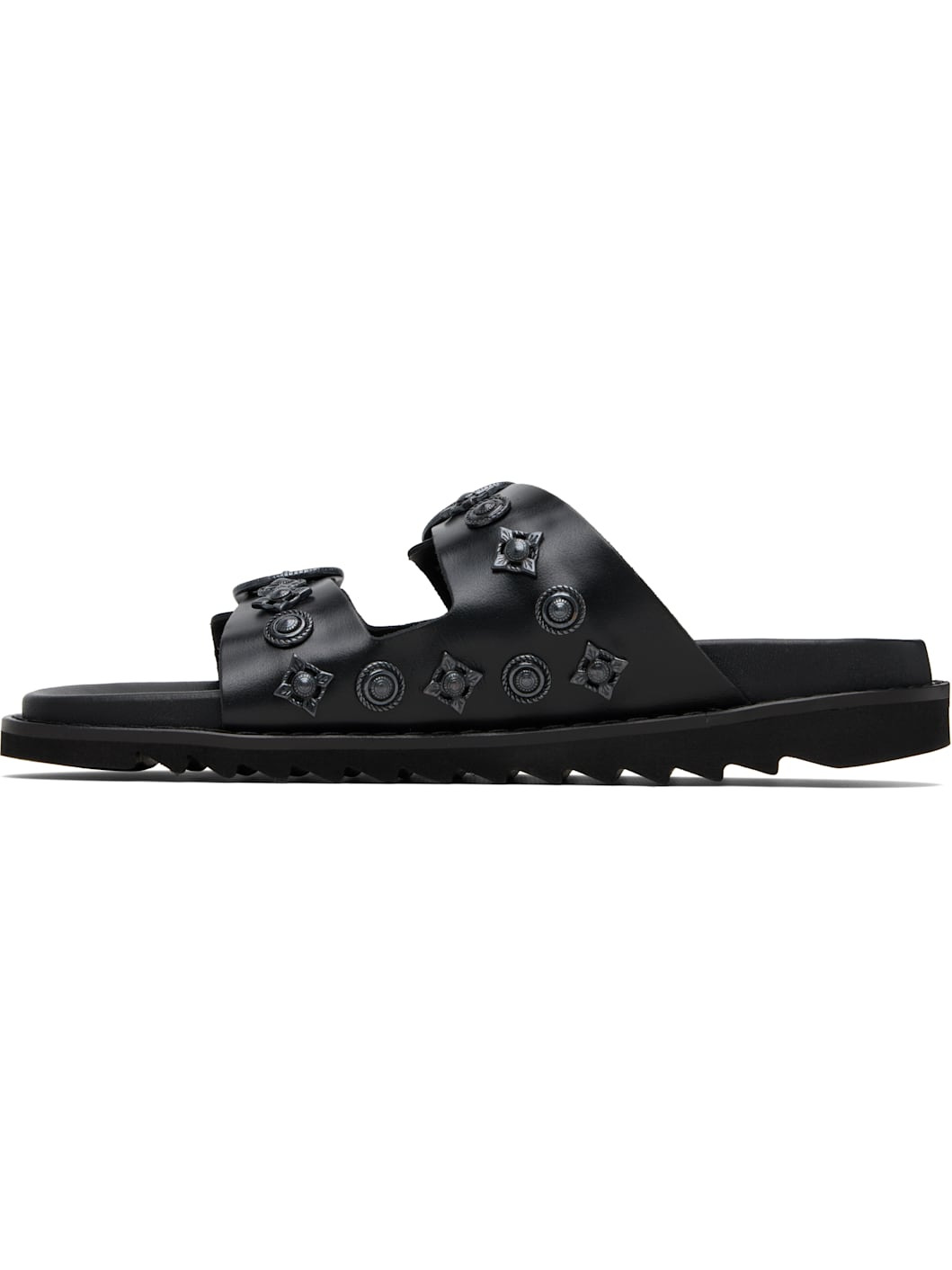 SSENSE Exclusive Black Buckle Sandals - 3