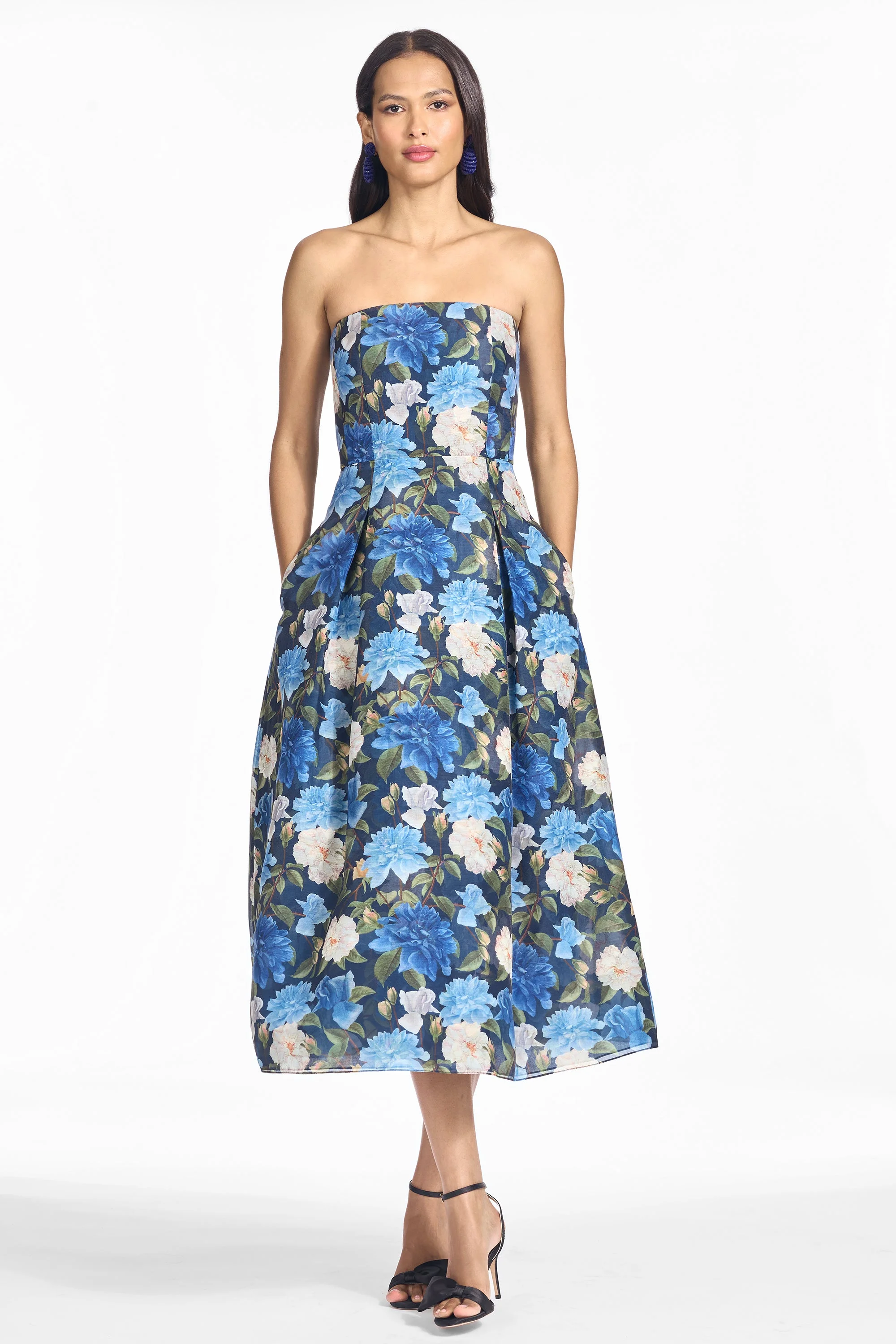 SHAY DRESS - PORCELAIN BOTANICA - 1