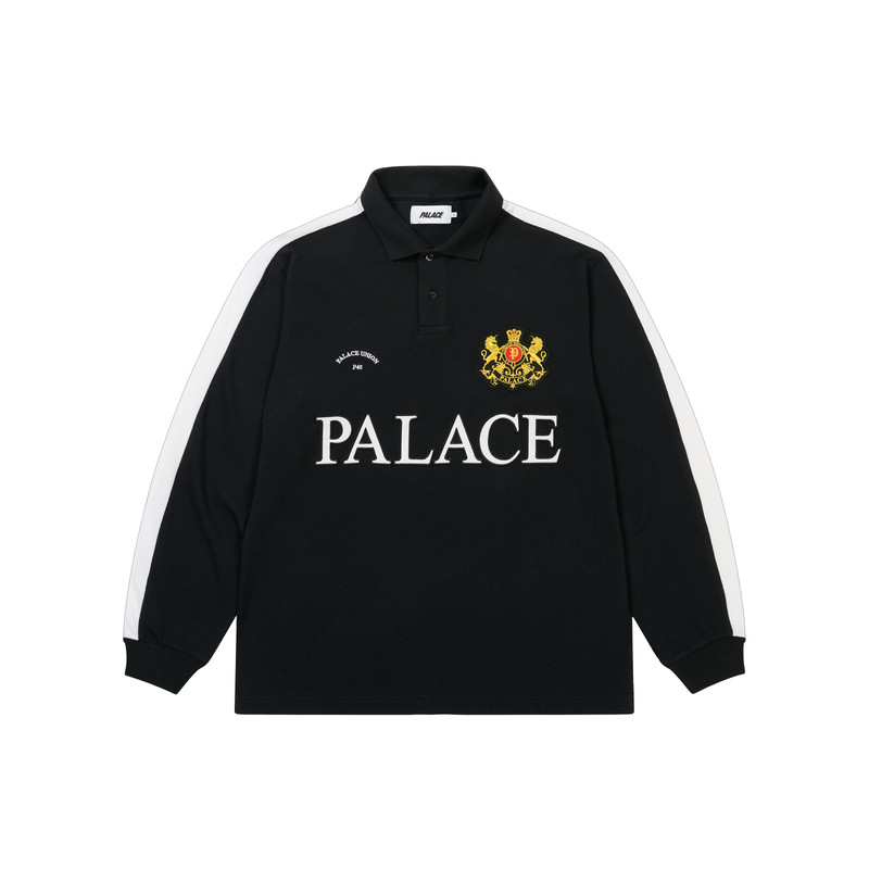 ESTABLISHED LONGSLEEVE POLO BLACK 1