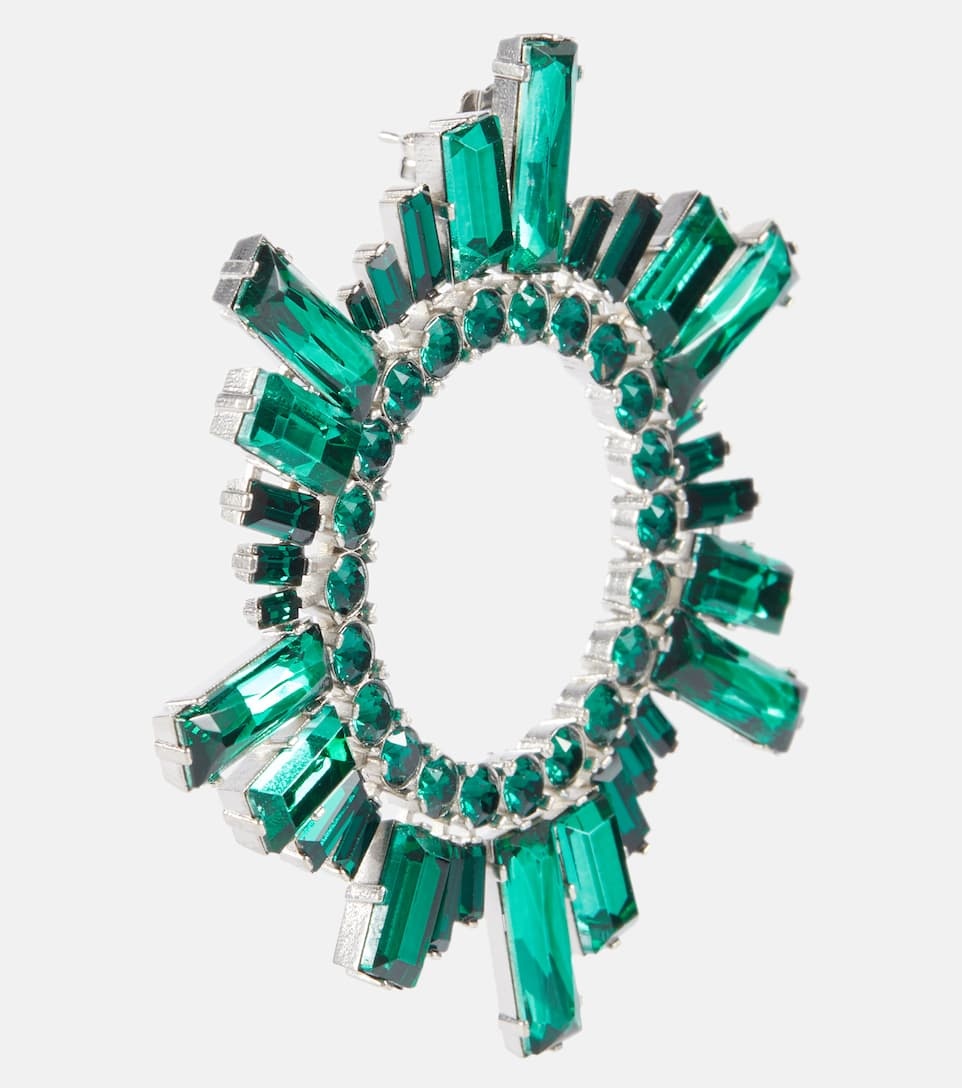Begum crystal-embellished earrings - 2