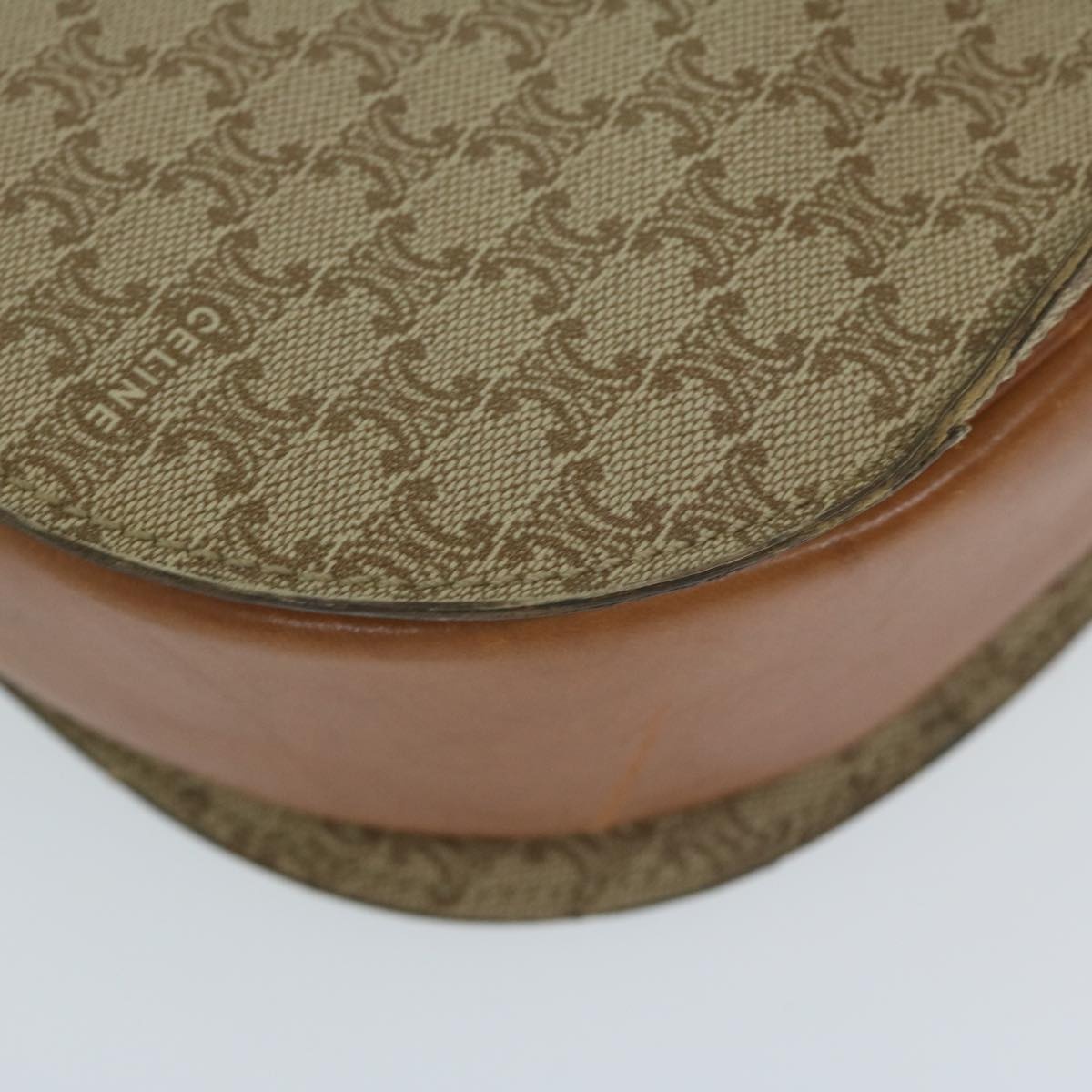 CELINE Macadam Canvas Hand Bag Beige - 14