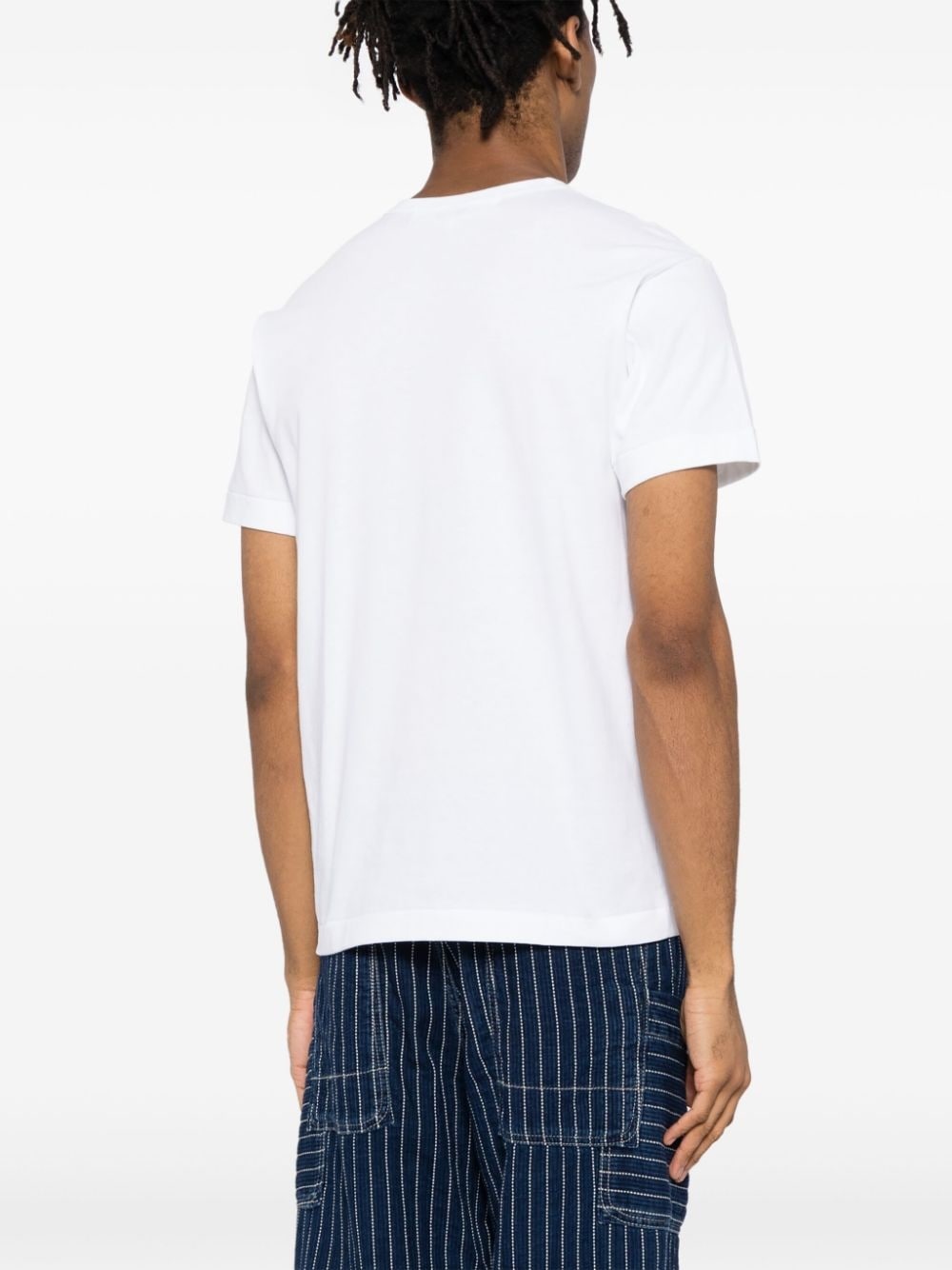 signature heart motif cotton T-shirt - 5