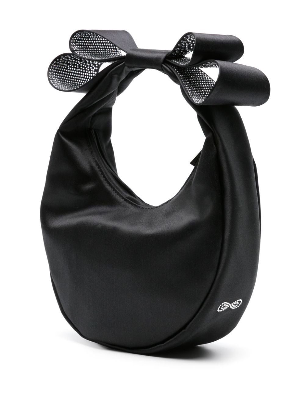 bow-detail satin tote bag - 3