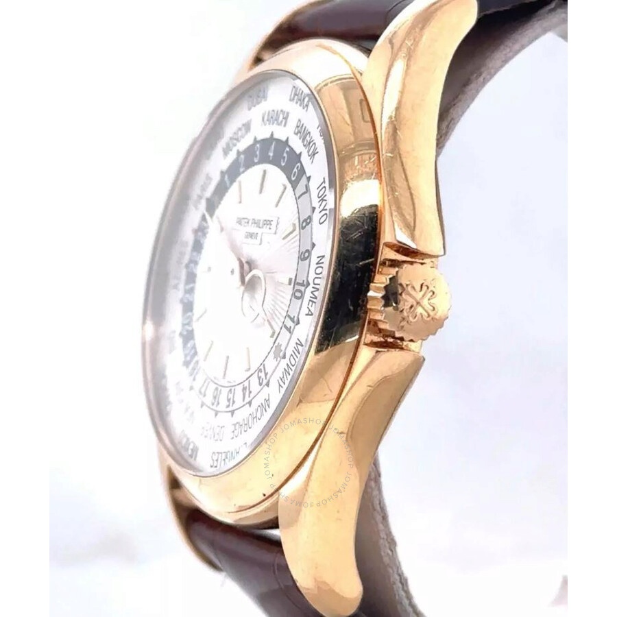 Pre-owned Patek Philippe Complications GMT Silver Dial Men's Watch 5130R-018 - 2