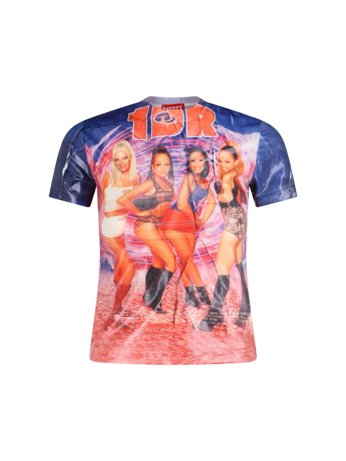 Diesel 'T-JODIE' T-SHIRT | sugar | REVERSIBLE