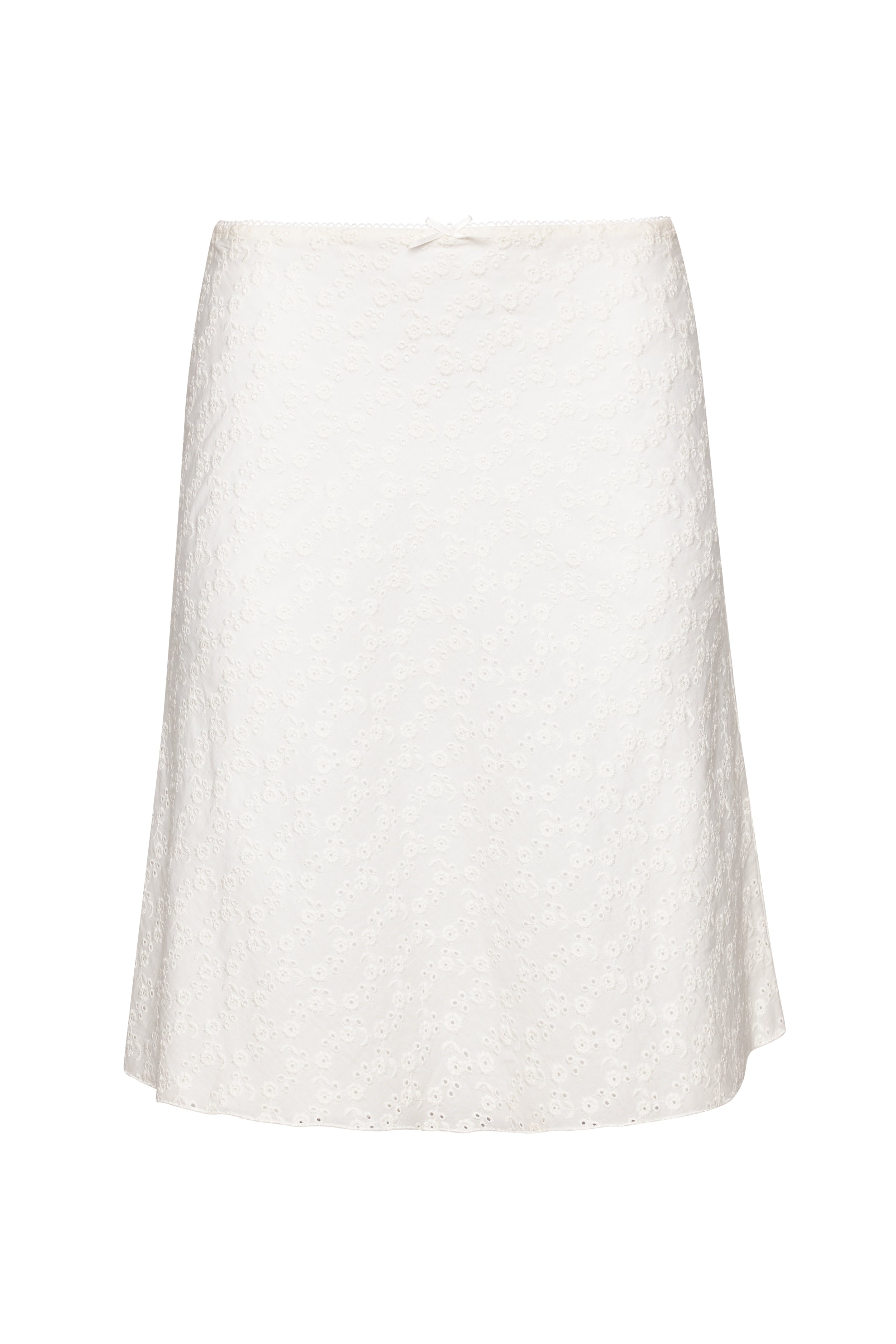 PALOMA SKIRT IN COTTON EYELET - 1
