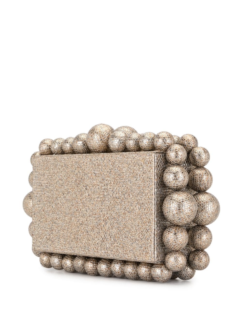 Eos snakeskin-effect clutch bag - 3