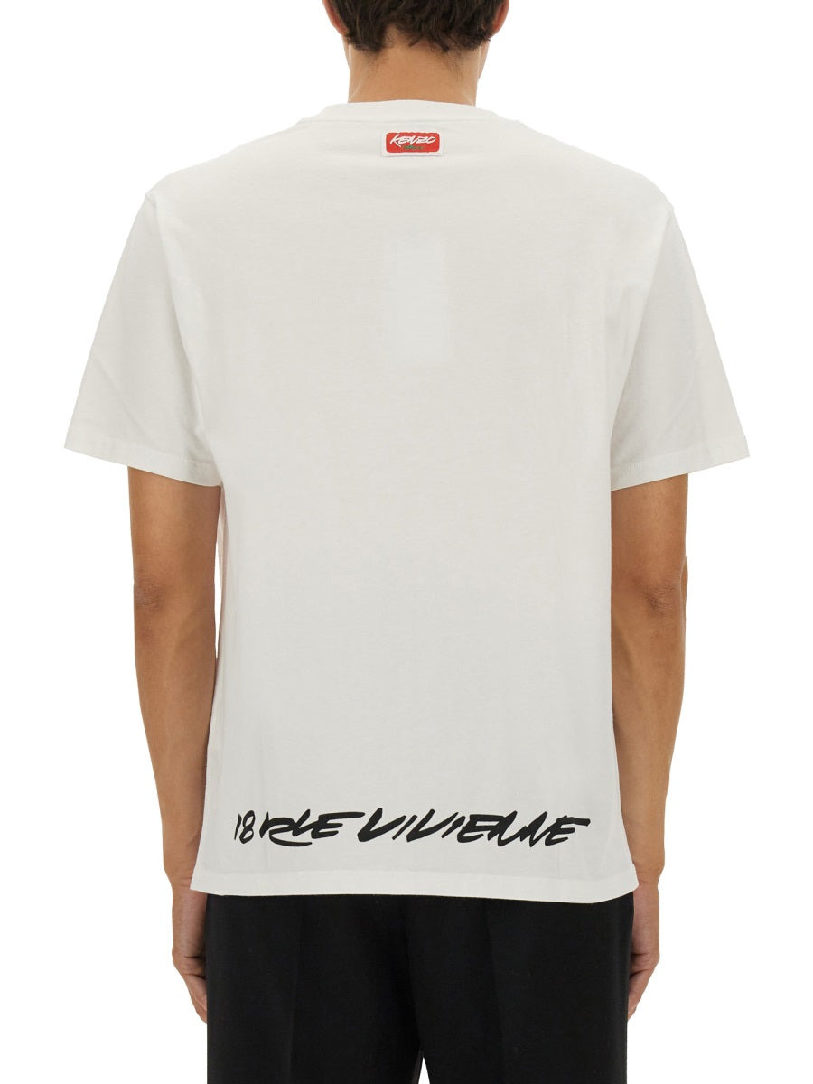 Kenzo Men Kenzo Futura Print T-Shirt - 3