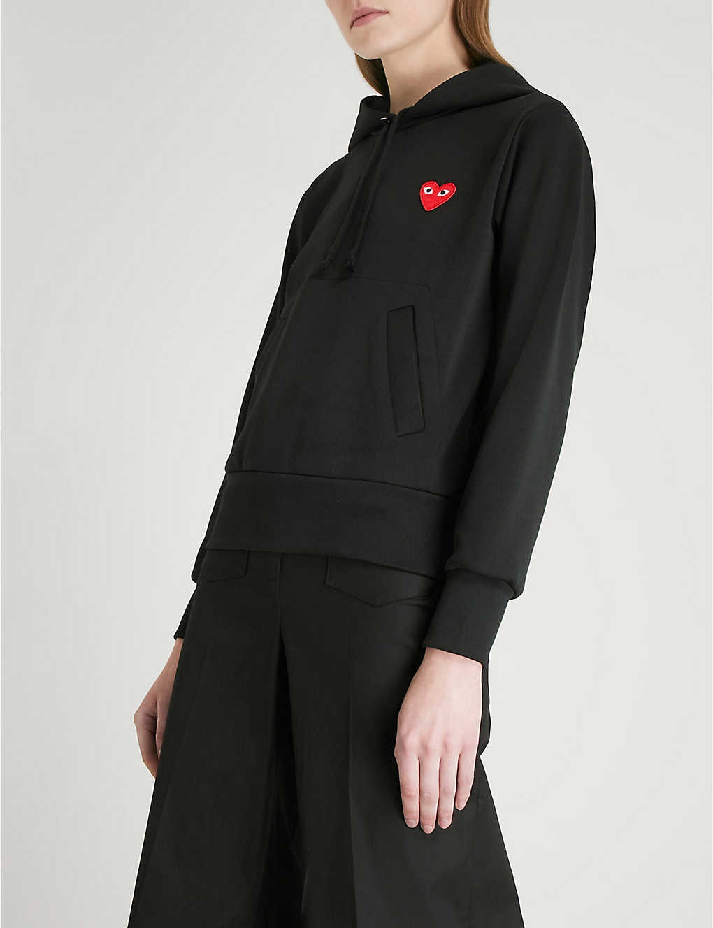 Logo-embroidered cotton-jersey hoody - 4