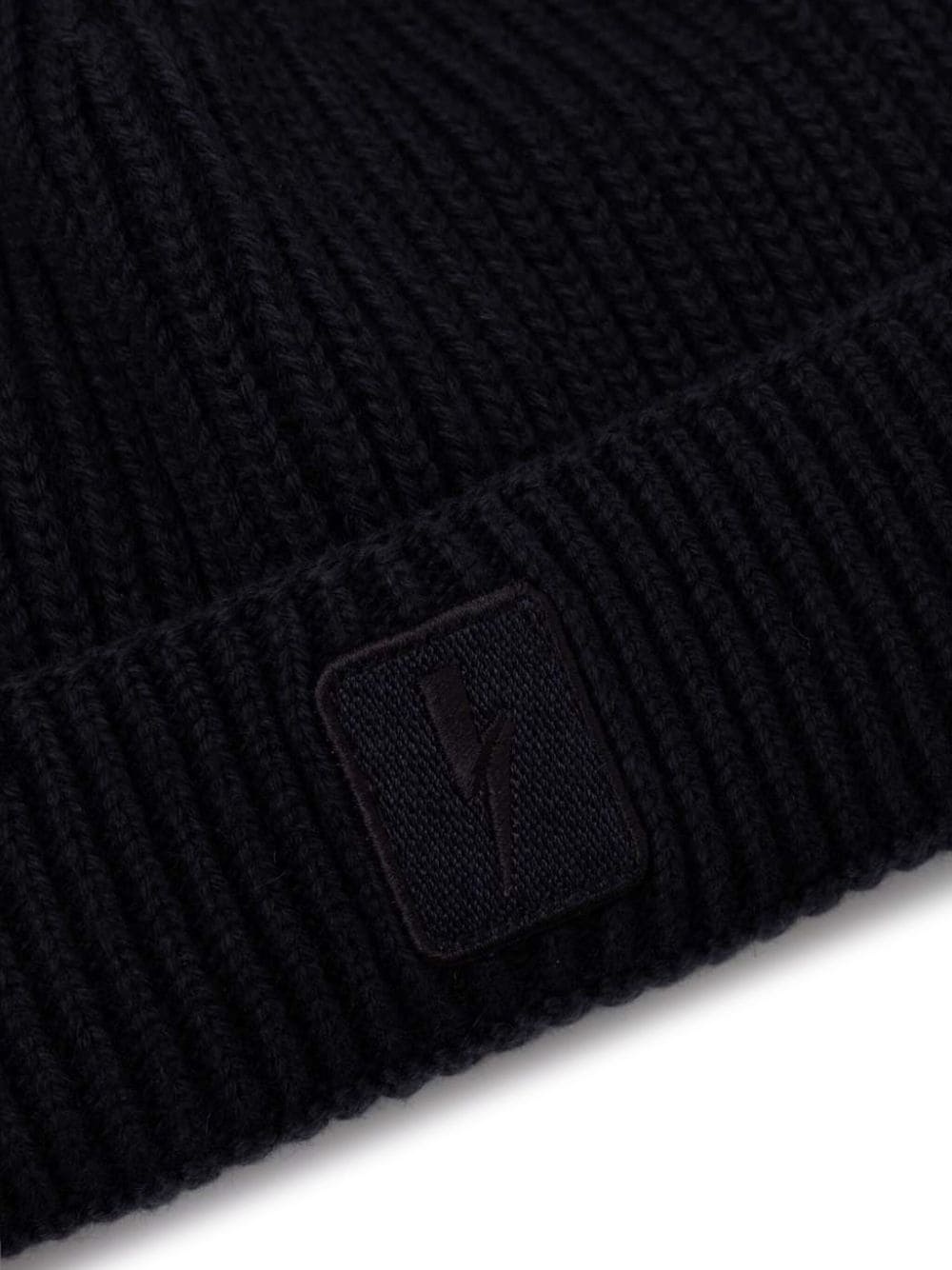 logo-appliqué beanie - 2