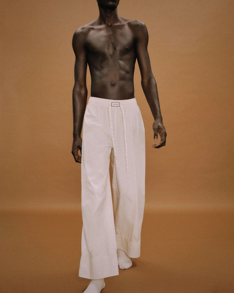 entire studios PAJAMA PANT OFF WHITE outlook
