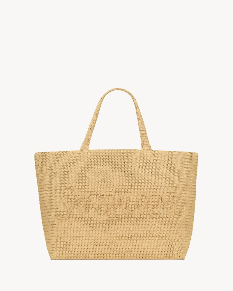 SAINT LAURENT TOTE IN RAFFIA 1