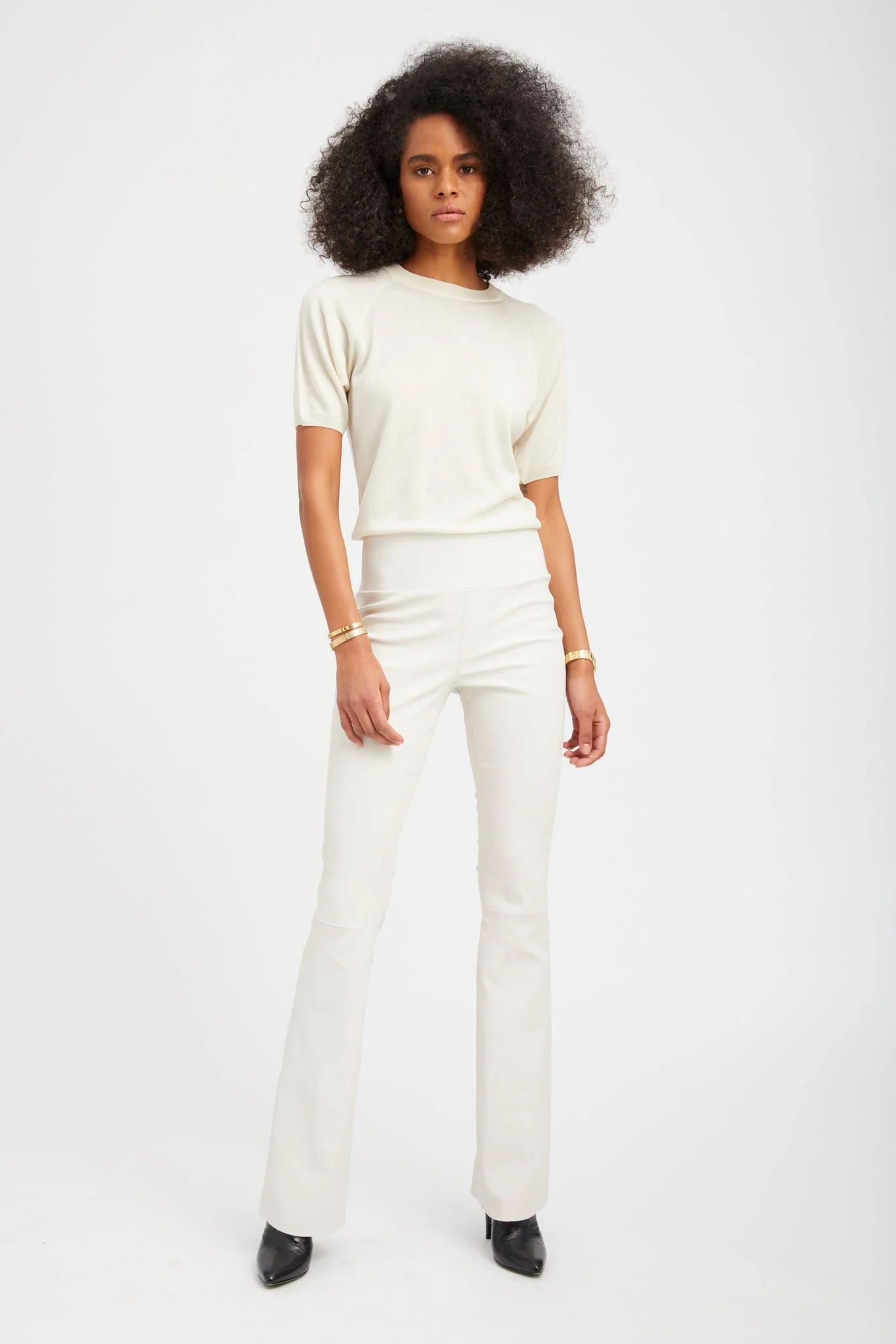 SHELL LEATHER MICRO FLARE - 1