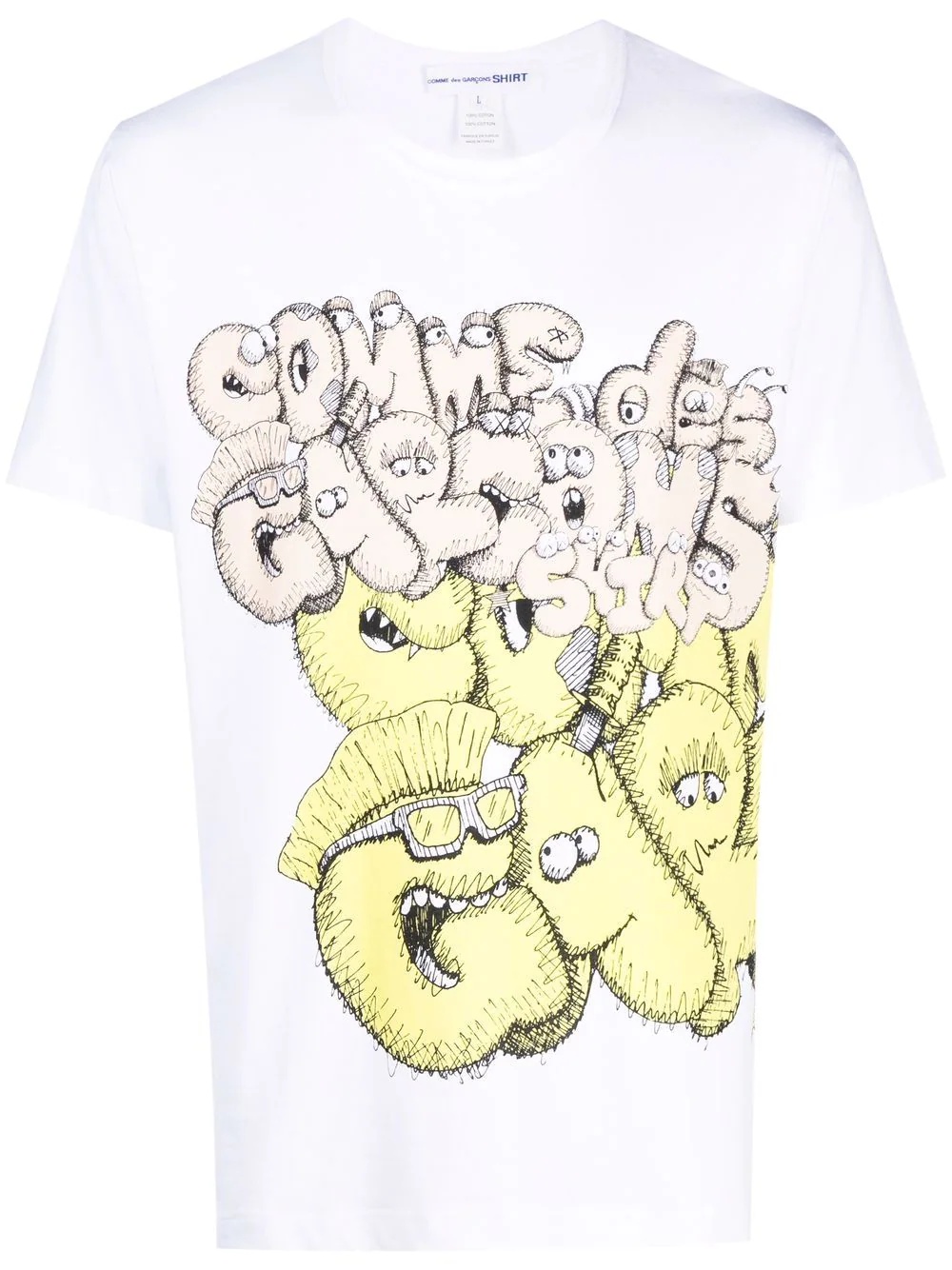 x KAWS character logo-print T-shirt - 1