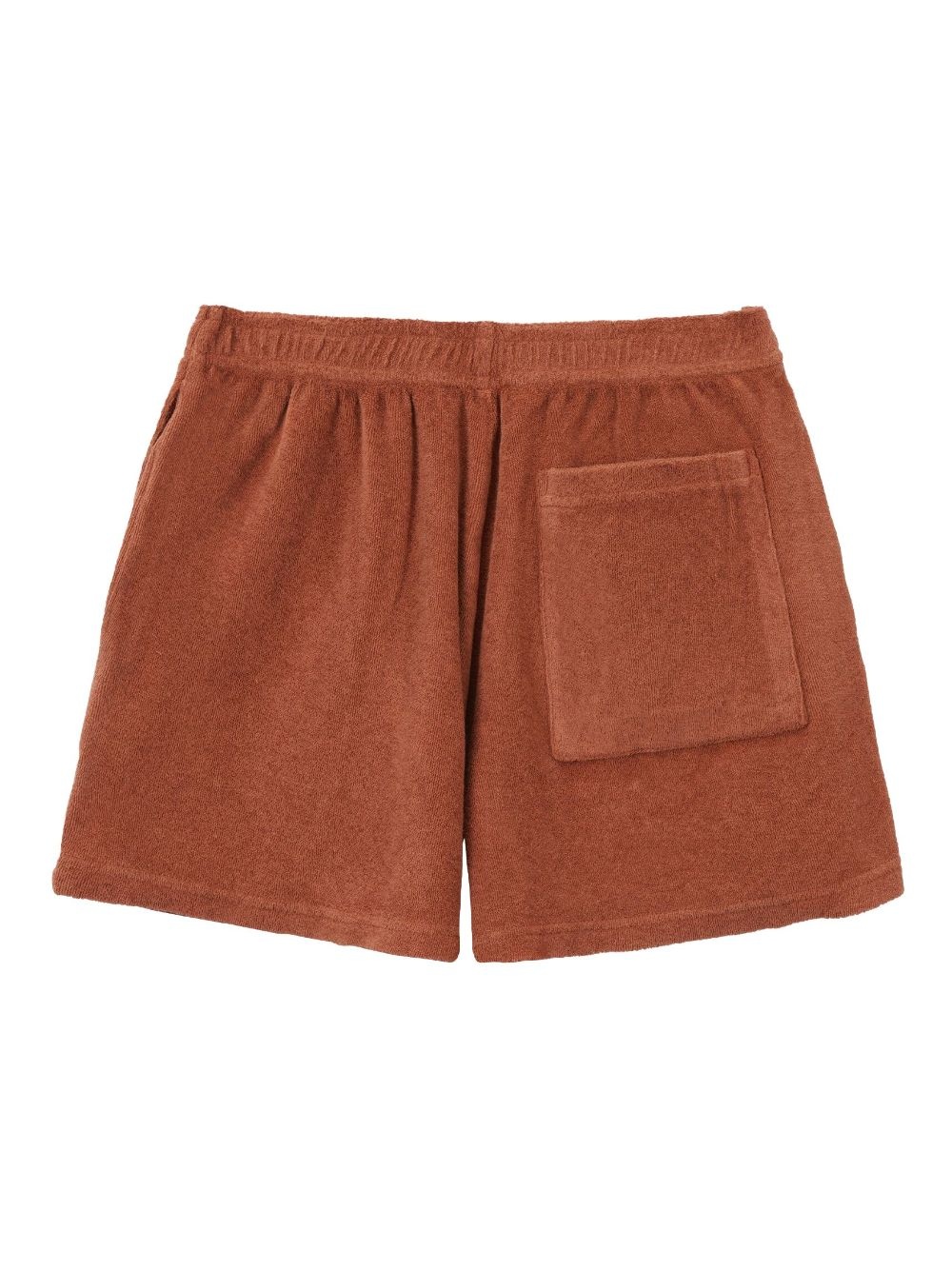logo-embroidered towelling-finish shorts - 2