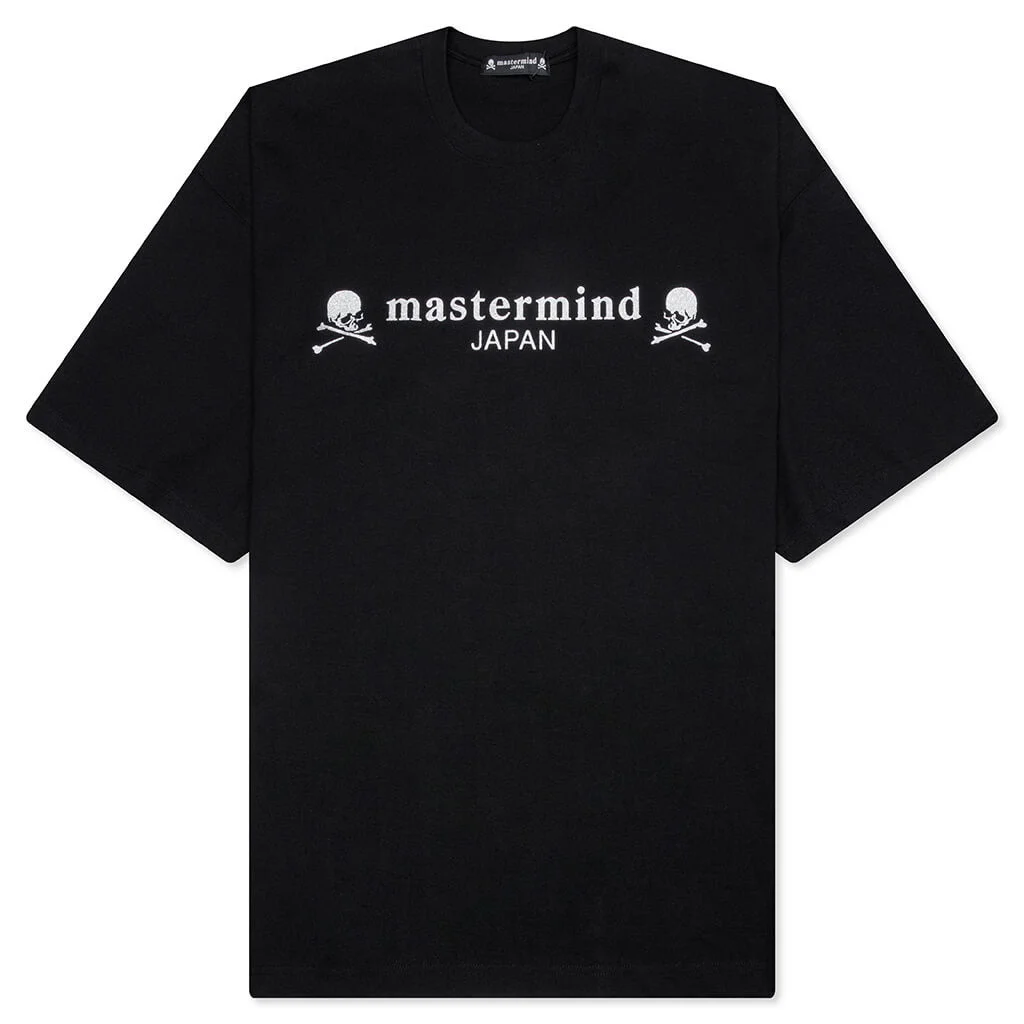 BOXY OG LOGO S/S TEE - BLACK - 1