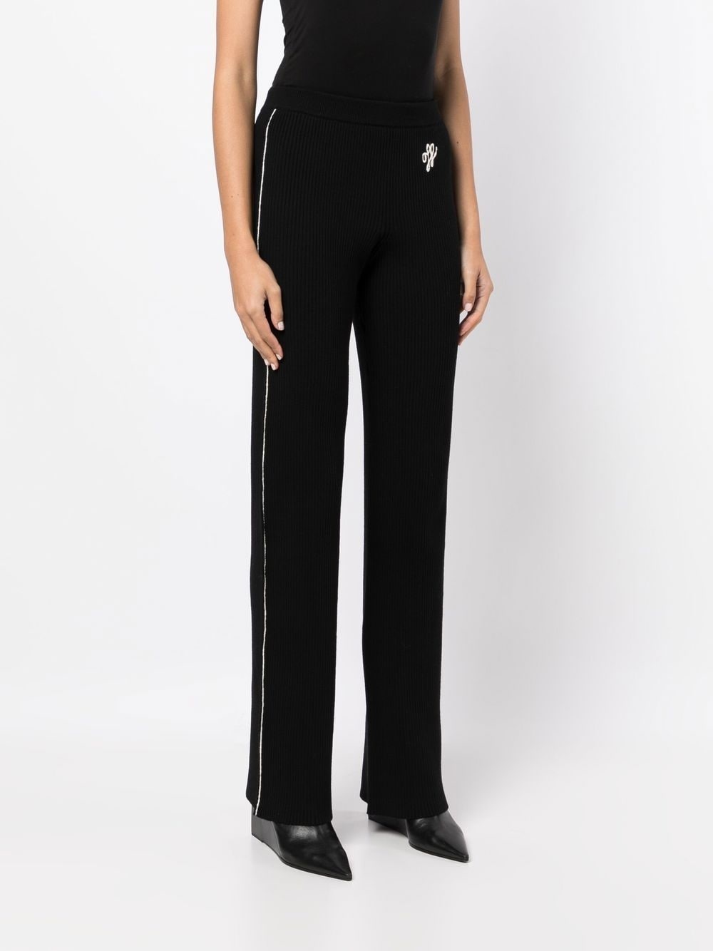 Outline knitted track pants - 3