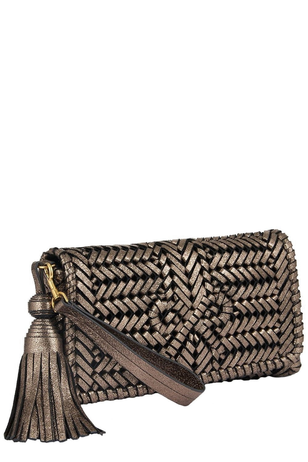 The Neeson Tassel Clutch - Smog - 6
