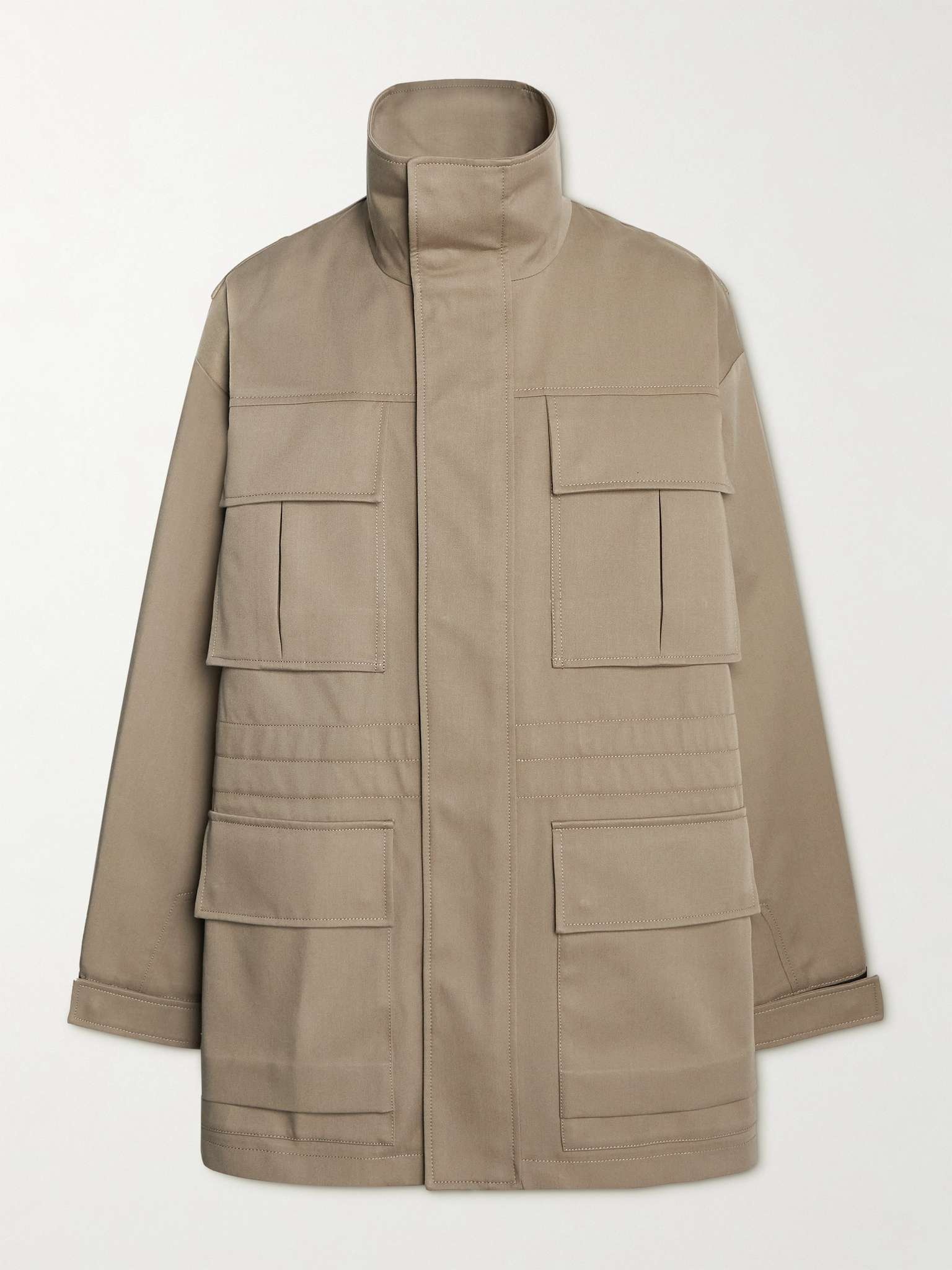 Oversized Twill Parka - 1