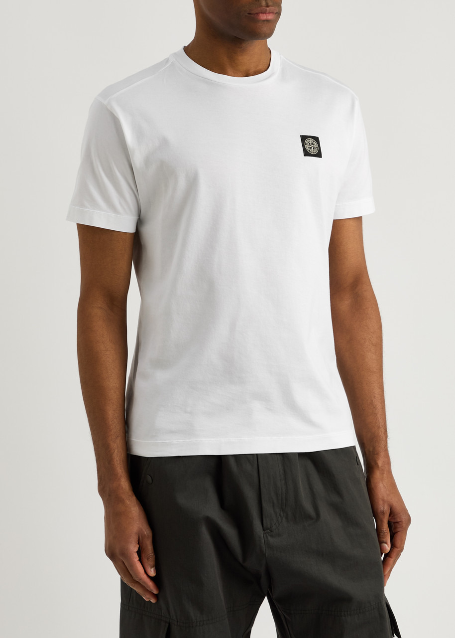 Stone Island Logo Cotton T-shirt - 2