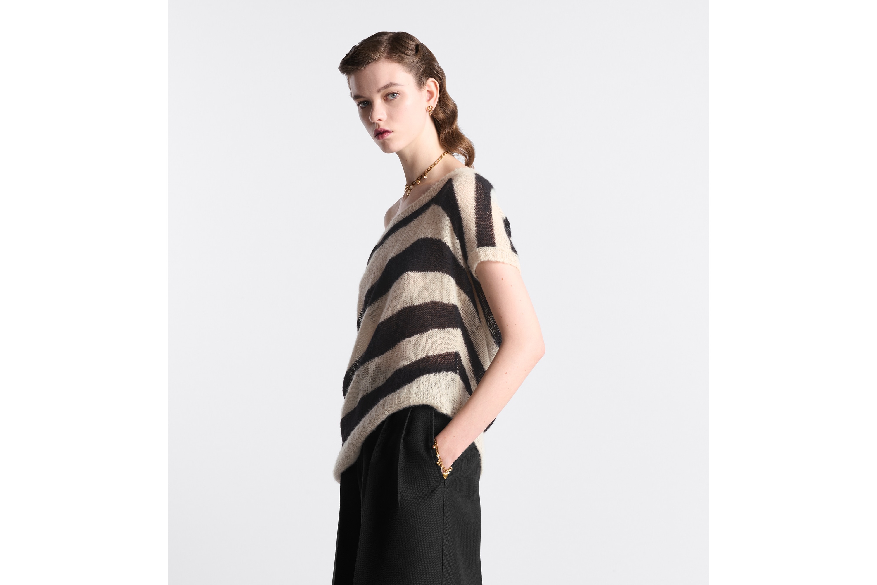 Dior Marinière Asymmetric Sweater - 2