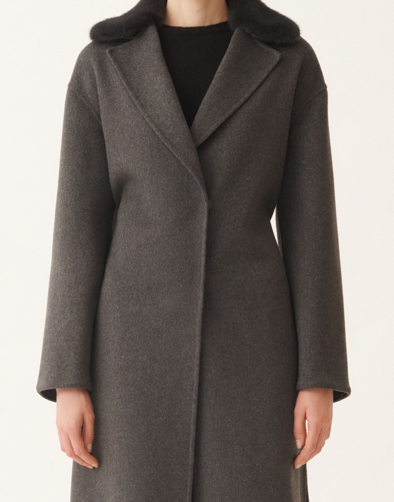 Double-faced cashmere coat 7