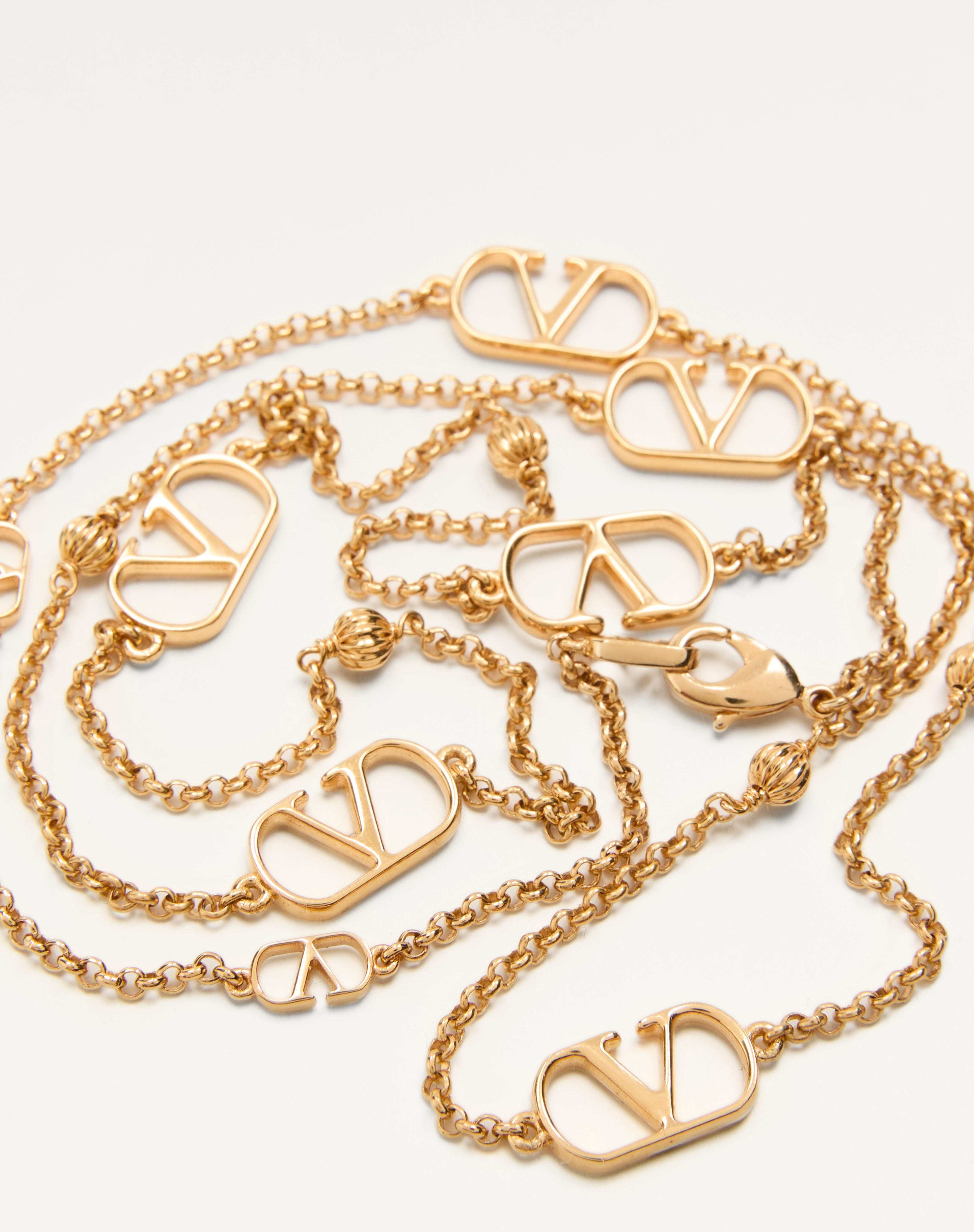 VLOGO SIGNATURE METAL NECKLACE - 3