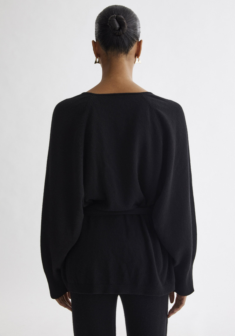 CLOUD Cashmere blend wrap cardigan 5