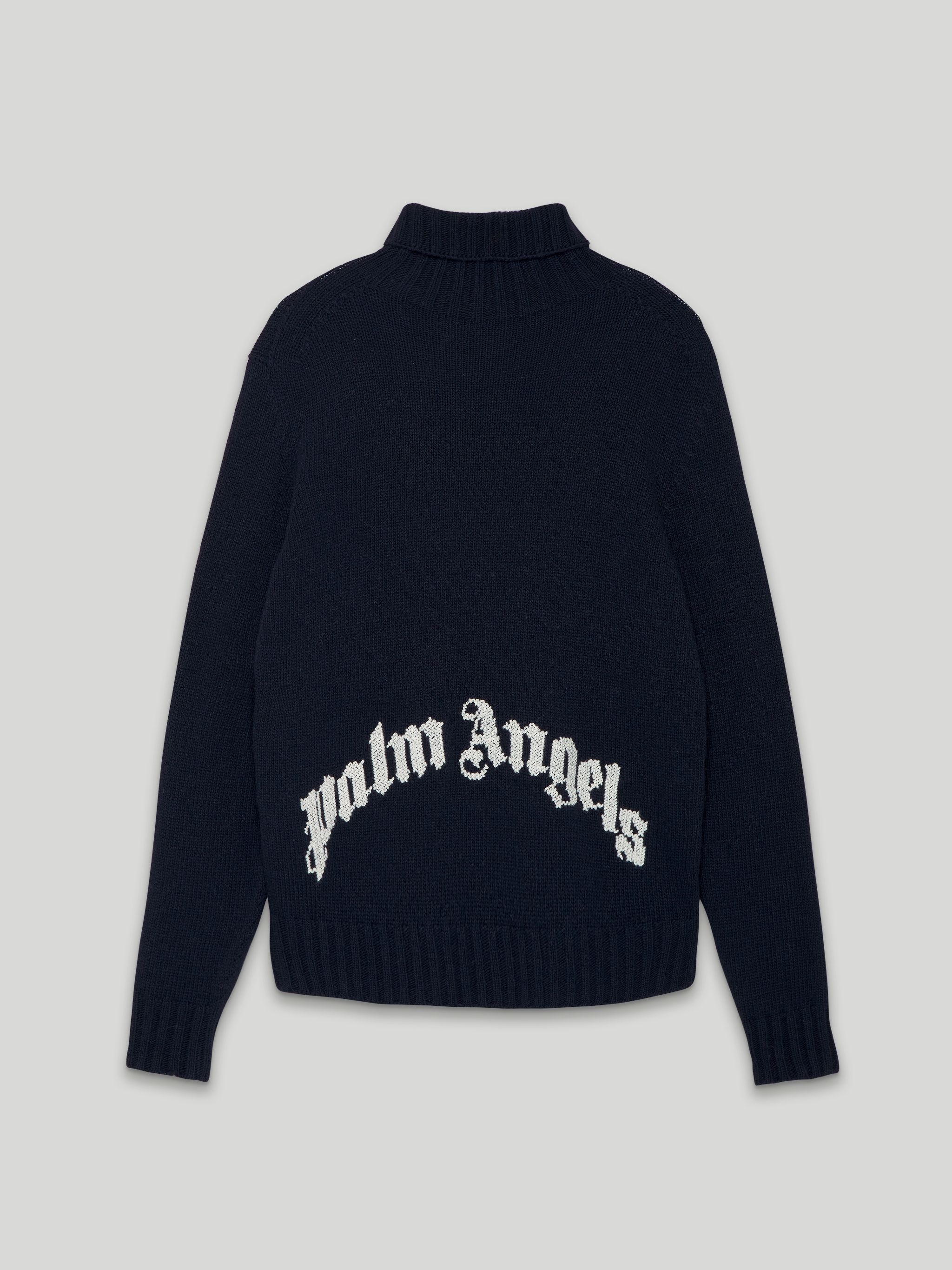 CURVED LOGO TURTLENECK SWEATER - 9