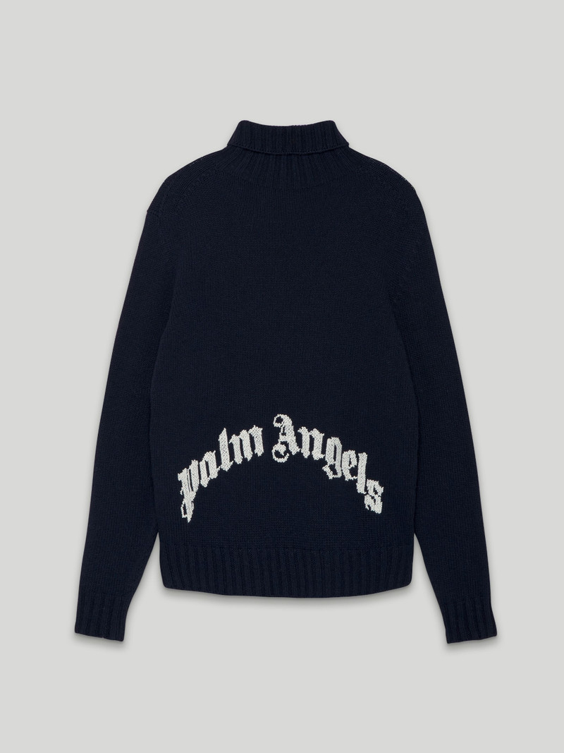 CURVED LOGO TURTLENECK SWEATER 9
