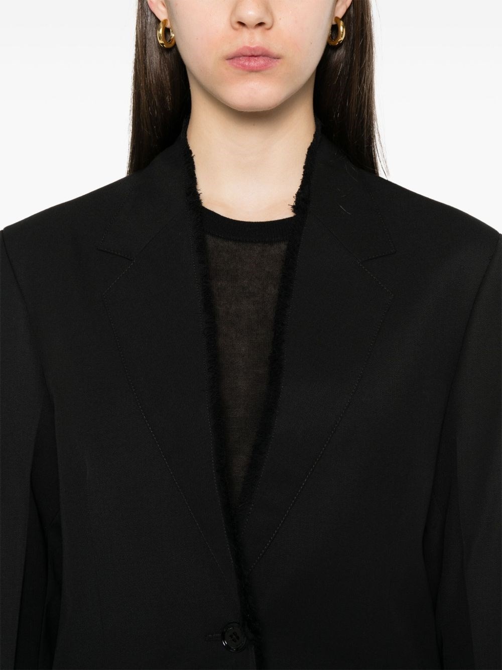Wool single-breasted jacket - 5