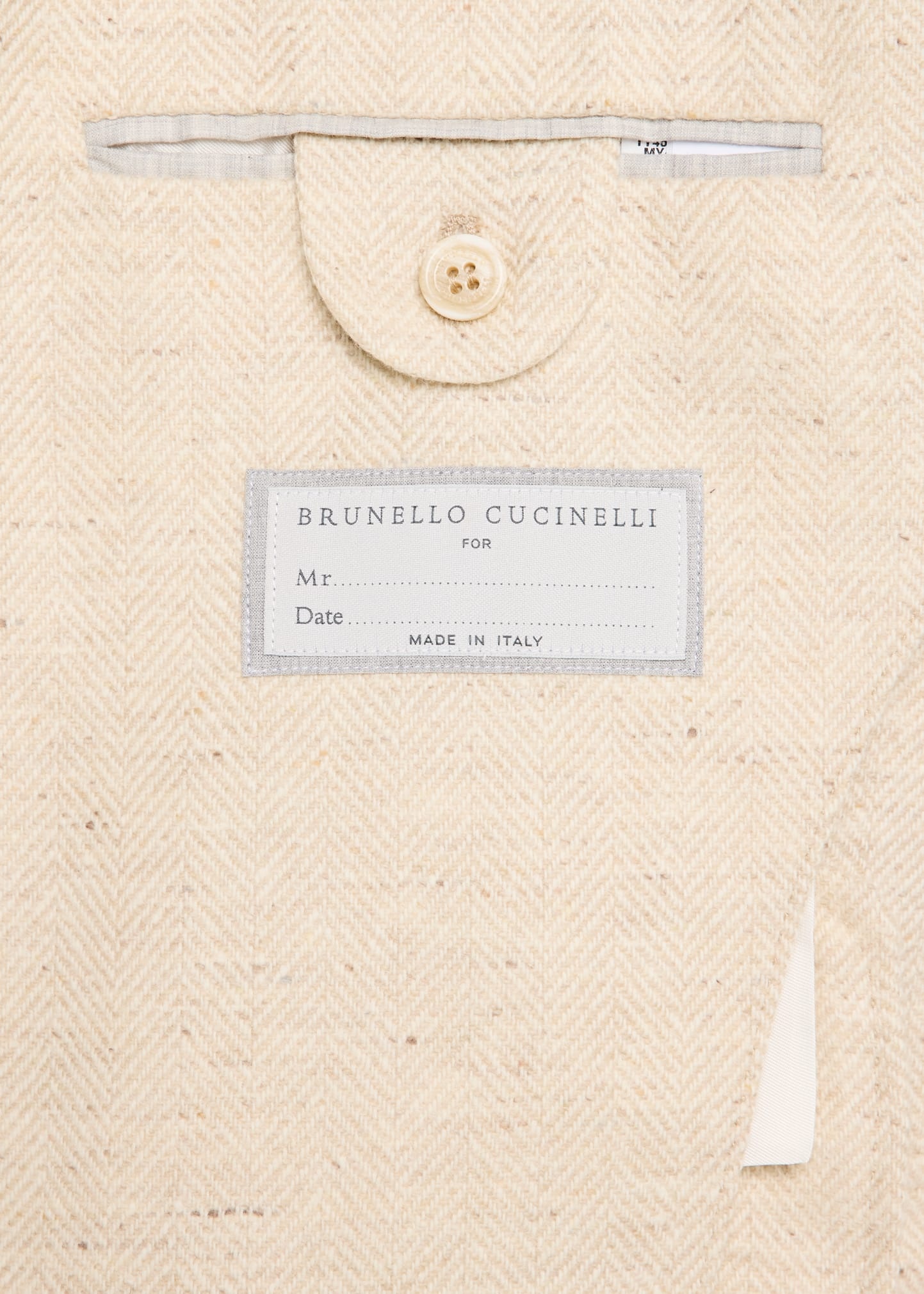 Men's Wool-Cashmere Herringbone Suit - 6